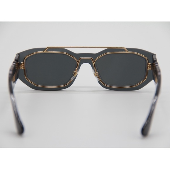 NEW VERSACE MEDUSA VE2235 1002/87 SUNGLASSES VERSACE VE 2235 DARK GREY - Picture 7 of 11